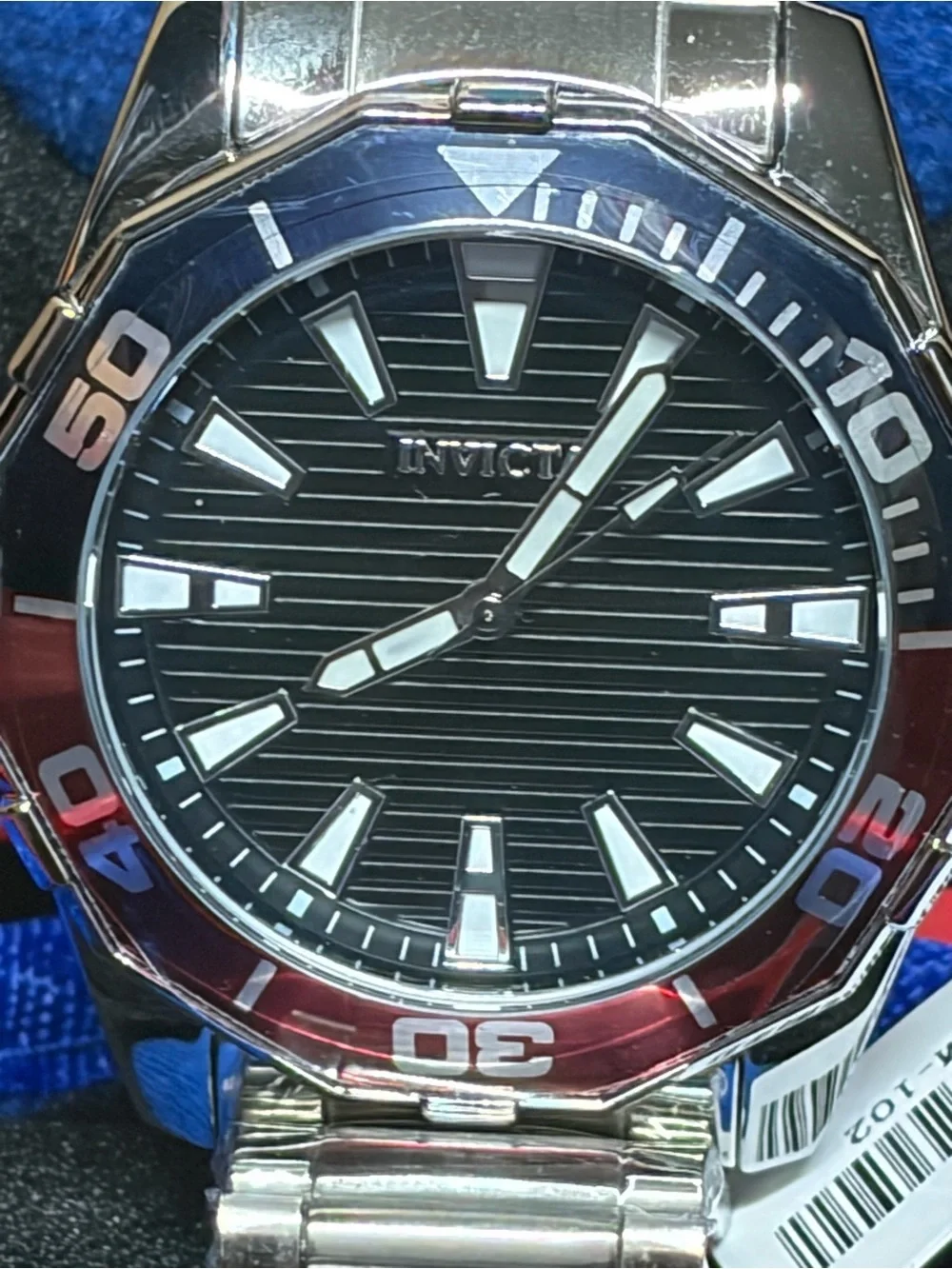 Invicta Pro Diver Meridian Special Edition Men's Watch 46mm, Steel w/Black Dial!